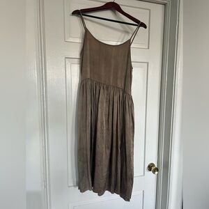 Ovate silk dress